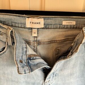 Frame Denim Light Blue Flare Jeans